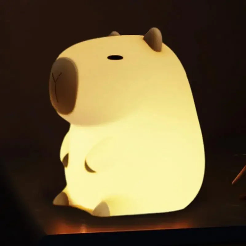 Capybara Night Light - LED Touch Sensor Lamp