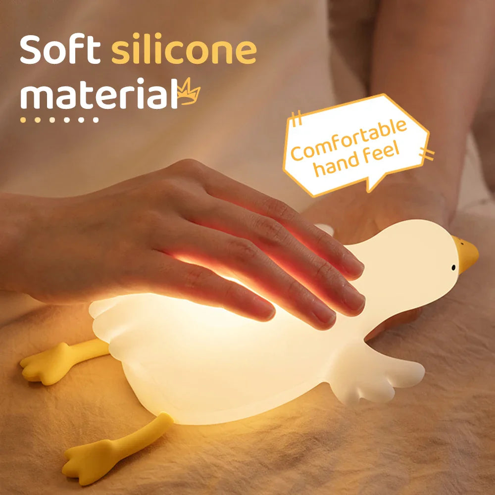 Goose Nursery Night Light - USB Rechargeable Touch Lamp