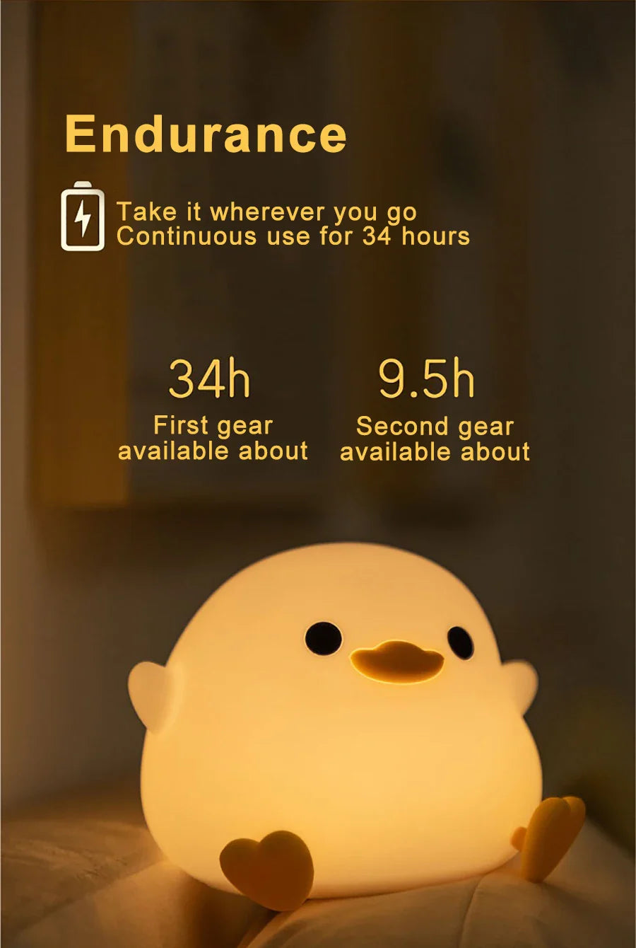 Bean Duck - Dimmable Bedside Lamp