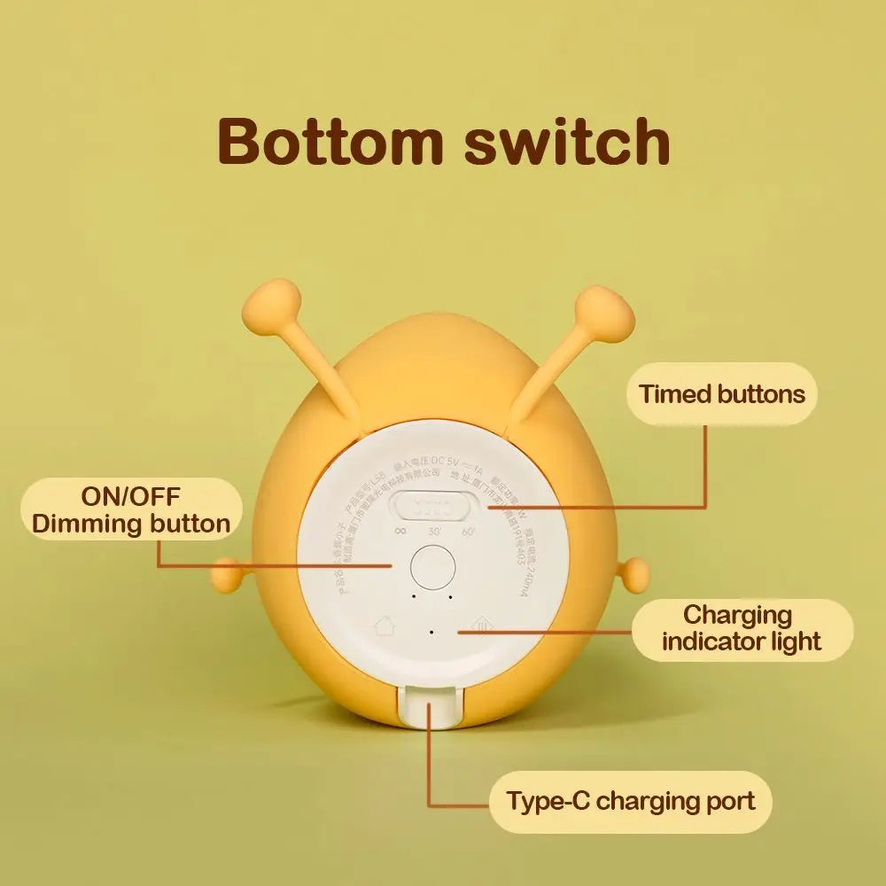Banana Night Light - 7-Colors Dimming Touch Lamp