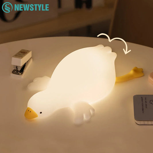 Goose Nursery Night Light - USB Rechargeable Touch Lamp